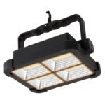 Lampa solara plastic negru,sticla transparenta,reglabil,cablu USB incl.,functii agatat,in picioare sau magnet; Încărcare prin panou solar sau cablu USB 3.2V. IP44, LxH:185x145mm, AL:55mm, incl.LED 15W 3.2V, 1000lm,4000K - imagine 3