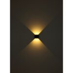 Lampă solară plastic negru,transparent, direcția luminii: sus și jos,funcții:con de lumină reglabil, IP54, LxH: 154x99mm, AL: 96mm, inclusiv LED 6W 3.2V, Sursa 70lm,  40lm, 3000K - imagine 5