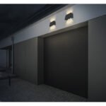 Lampă solară plastic negru, plastic transparent, buton, direcția luminii: sus și jos, IP54, LxH: 170x108mm, AL: 64mm, inclusiv LED 1W 3.2V, ieșire 40lm, 3000K - imagine 2