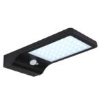 Lumină solară, plastic negru mat/transparent/alb, IP44, LxA:110x30mm,AL:192mm, 42xLED 0.2W 3V 250lm 13000K