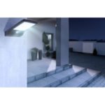 Lumină solară, plastic negru mat/transparent/alb, IP44, LxA:110x30mm,AL:192mm, 42xLED 0.2W 3V 250lm 13000K