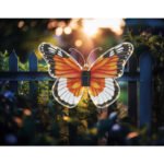 Lampă solară din plastic colorat, plastic negru mat, plastic transparent, comutator de presiune,  IP44, lățime x înălțime: 350x245mm, diametru interior: 25mm, incl. 26x LED 0.06W 3V, 3000K - imagine 2
