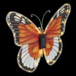 Lampă solară din plastic colorat, plastic negru mat, plastic transparent, comutator de presiune,  IP44, lățime x înălțime: 350x245mm, diametru interior: 25mm, incl. 26x LED 0.06W 3V, 3000K - imagine 3