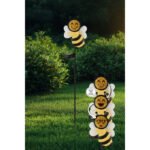 Lampă solară metal alb mat, plastic negru mat, metal galben mat, negru mat, presostat, IP44, LxlxÎ: 155x50x800mm, incl. 200x LED 0.06W 3V, 3000K - imagine 3