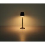 Lampa de masa solară metal antracit mat, plastic negru mat, plastic antracit mat, plastic satinat, întrerupător glisant, baterie inclusă CR18650 1200mAh, IP44, ø:110mm H:410mm, 2 tije, deci 2 înălțimi posibile, 41 cm sau 26 cm, 10x LED 0.06W 3V, 50lm, 3000K - imagine 5