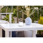 Lumină solară plastic alb mat/negru, comutator în trepte, USB-C - USB-C, IP44, 18 display, încărcare prin cablu solar sau USB, ø: 100mm, H: 102mm, RGBW LED 0.2W 3.7V, 4000K, 8x RGB LED 0.2W 3.7V, colorate