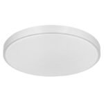 Plafoniera, metal alb, plastic argintiu, alb acrilic, functie de memorie, lumina de noapte, reglabila, telecomanda, fixare culoare, Ø410, H:60, inclusiv 1xLED 18W 230V, sursa 1860lm, iesire 1300lm, schimbarea culorii luminii 2700-6500K - imagine 3
