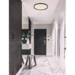 Plafoniera, metal alb, plastic negru, alb acrilic, functie de memorie, lumina de noapte, reglabila, telecomanda, fixare culoare, Ø390, H:80, inclusiv 1xLED 18W 230V, sursa 1860lm, iesire 1100lm, schimbarea culorii luminii 2700-6500K - imagine 2