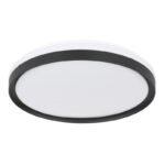 Plafoniera, metal alb, plastic negru, alb acrilic, functie de memorie, lumina de noapte, reglabila, telecomanda, fixare culoare, Ø390, H:80, inclusiv 1xLED 18W 230V, sursa 1860lm, iesire 1100lm, schimbarea culorii luminii 2700-6500K - imagine 3
