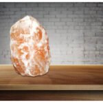 Veioza din sare de cristal, 2-3 kg, U40510N placă de bază filetat in piatră, comutator, lxh: 120x160, excl 1xE14 15W 230V. - imagine 2