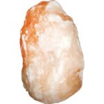 Veioza din sare de cristal, 2-3 kg, U40510N placă de bază filetat in piatră, comutator, lxh: 120x160, excl 1xE14 15W 230V.