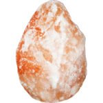 Veioza din sare de cristal, 3-5 kg, U40510N placă de bază filetat in piatră, comutator,lxh: 130x230, excl 1xE14 15W 230V.