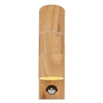 Corp de iluminat exterior din oțel inoxidabil, imitație de lemn, sticlă transparentă, inclusiv senzor, IP44, l x I: 70x215mm, A: 110mm, fără becuri 2xGU10 35W 230V - imagine 4