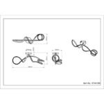 Plafonieră, metal nichel mat, aluminiu nichel mat, plastic transparent, cristale acrilice transparente, LxLxA: 908x280x330mm, incl. LED 30W 230V, sursă 3650lm, ieșire 2950lm, 4000K - imagine 6