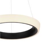 Suspensie metal negru mat, acril negru, alb, reglabil, culorile pot fi fixate, functie  memorie, lumina de noapte, telecomanda, baterie inclusa 2x AAA, ø: 495mm, H: 1200mm, inclusiv LED 40W 230V, sursa 5966lm, 2560lm ieșire, CCT 2700-6500K - imagine 4