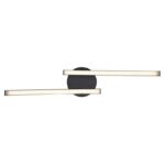 Plafoniera metal negru mat, plastic alb, mobil, CCT prin comutator de perete, LxLxH: 590x120x105, incl. 1xLED 12W 230V, sursă 1280lm, ieșire 1000lm, CCT 3.000-4000-6.000 - imagine 5