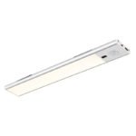 Lampa de dulap alum. argintiu mat, excl. adaptor, USB-A 2.0/USB-C, senzor, 2 suporturi cu bandă 3M pentru montare, cu magnet pentru montare pe metal, poate fi variat prin mișcarea mâinii, 240x40x10mm, LED 1.4W 230V, 120lm sursă, 100lm ieșire, 4000K