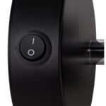 Aplica de perete din metal negru, auriu-negru plastic , switch, LxH: 100x145, AL: 130, exc l 1xE14 15W 230V - imagine 5
