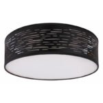 Plafoniera metal negru, plastic negru , auriu, 3 trepte , comuta prin întrerupător de perete, D: 380, H: 130, incl.1xLED 20W 230V, ieșire 1180lm, CCT 3.000-4000-6.000 - imagine 4