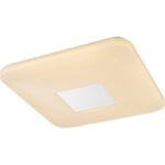 Plafoniera, metal lab, acrilic alb, crom, 2700-4200-6500 Kelvin, comutabil de la: 150-1700lm , dimabil,telecomanda, culori fixabile, Lxlxh :. 435x435x65, inclusiv 1xLED 24W 230V, 150-1700lm