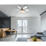 Ventilator 3 trepte, dreapta-stânga, comutator actionabil prin lant , D: 760, H: 280, excl. 1xE27 60W 230V - imagine 2
