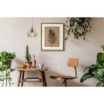 Suspensie metal negru mat, decoratiune funie culoare maro, D:250, H:1500, exkl. 1xE27 40W 230V - imagine 2