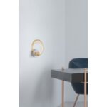 Aplică Umbra, Argintiu, LED 16W 3000K, H330mm, Globo