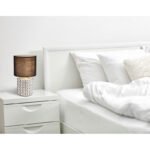 Lampă de masă ceramică cromată, textil negru, cablu PVC negru, întrerupător pe cablu, ø: 185mm, I: 330mm, lungime cablu 1500mm, fără bec 1x E14 40W 230V - imagine 2