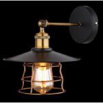 Aplică de perete, metal negru mat,metal negru mat, direcția luminii: în jos, LxA: 200x280mm, AL: 280mm, excl. 1x E27 60W 230V - imagine 3