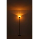 Lampă de podea metal titan mat, plastic opal, cablu PVC negru, comutator basculant pe cablu, ø: 250mm, H: 1785mm, lungime cablu 2800mm, excl. 1x E27 60W 230V - imagine 5