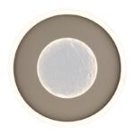 Plafonieră metal alb mat, metal gri periat, acril opal, plastic alb, mai multe niveluri prin comutator de perete, culorile pot fi fixate, funcție de memorie, ø: 330 mm, H: 57 mm, incl. LED 24W 230V, sursă 2900lm, ieșire 1000lm, CCT 2700/4500/6500K - imagine 5