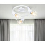 Spot bara, metal alb, D:230, H:180, exkl. 3xE14 40W 230V - imagine 2
