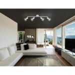 Spot bara, metal alb, orientabil, LxBxH:600x80x195, exkl. 4xE14 40W 230V