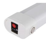 Lumină sub dulap, plastic alb mat, comutator cu buton, comutator în trepte, excl. adaptor, USB-A 2.0/USB-C, funcții suplimentare: 3 trepte pentru comutare, cu magnet. LxLxA: 186x25x40mm, LED 2W 230V, sursă 185lm, ieșire 122lm, CCT 3000/4000/7000K - imagine 5