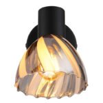Aplică Zachery, Negru mat, E14 1x40W, H125mm, Globo - imagine 5