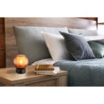 Lampă de masă din metal negru mat, glob din sticlă de culoare bronz, alb, cablu PVC negru, întrerupător pe cablu, ø: 150mm, H: 170mm, lungime cablu 1500mm, fără 1x E27 25W 230V