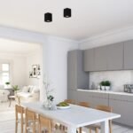 Plafoniera Kobald, Negru, GU10 1x MAX 42W, 90x90mm Rabalux