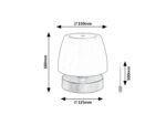 Veioză Odera, Negru, LED 3W, IP44, Rabalux - imagine 8