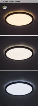 Plafonieră Gonzalo, Negru, LED 36W, Ø500mm, Rabalux - imagine 6