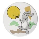 Hopply,ind.wall, LED9W, D12cm, bunny 71100