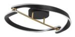 Adalind,ind.ceil. LED40W, black/gold 71149 - imagine 2