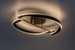 Adalind,ind.ceil. LED40W, black/gold 71149 - imagine 3