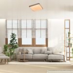 Druzor,ind.ceil. LED40W, D48cm, brown 71166