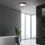 Plfoniera Lumină Indirectă Samira, Plastic Negru, Abajur Alb, LED 36W, Ø350mm, Rabalux - imagine 5