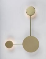 Amadeo,ind.wall, LED7W, 44x47,5cm, gold 71274 - imagine 5