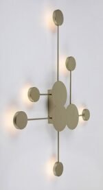 Amadeo,ind.ceil. LED21W, 96x74,5cm, gold 71276 - imagine 3