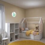 Lampă copii Flappy, Alb, E27 2x60W, Rabalux
