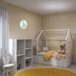Lampă copii Flappy, Alb, E27 2x60W, Rabalux - imagine 6