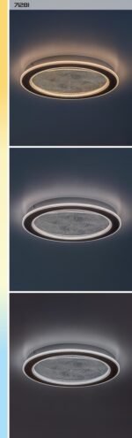 Efrael,ind.ceil. LED24W, D40cm, gold 71281 - imagine 7