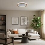 Efrael,ind.ceil. LED24W, D40cm, gold 71281 - imagine 2
